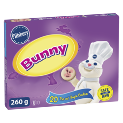 Pillsbury Bunny 20 Pre-cut Sugar Cookies 260 g, $2.03/100g