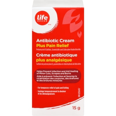 Life Brand Antibiotic Cream Plus Pain Relief 15 g, $48.60/100g