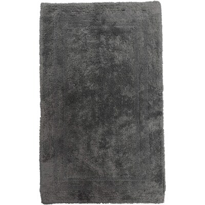 le Choix du Président Tapis de bain en coton égyptien, 61 cm x 102 cm, gris 1 ea, 33,00 $/1ch