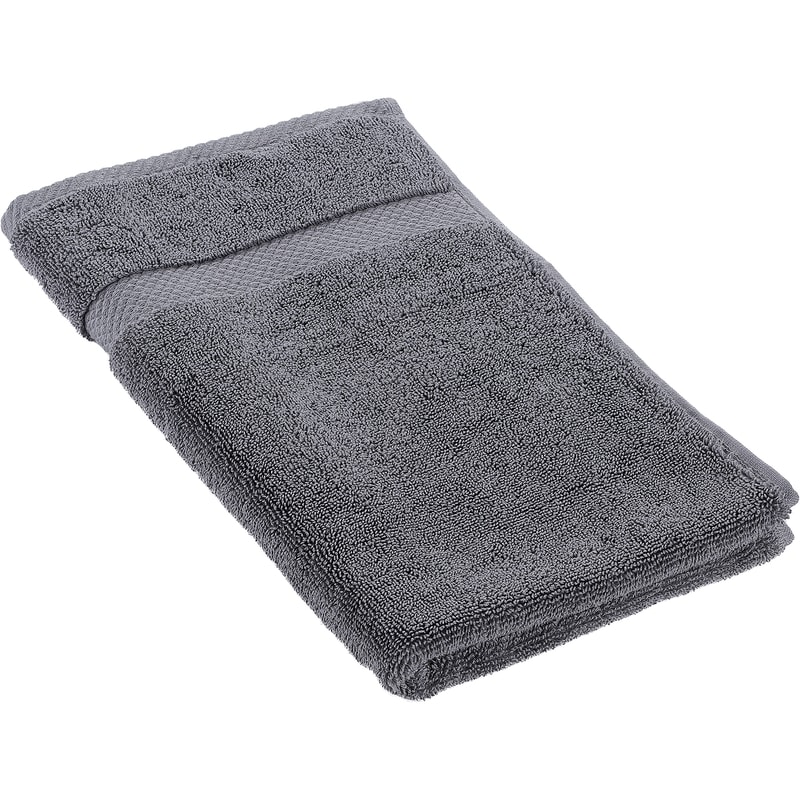 President's Choice Egyptian Hand Towel, Luxuriously Soft & Highly Absorbent, Grey