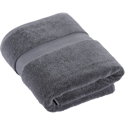 le Choix du Président President's Choice Drap de bain en coton égyptien, doux et absorbant, gris 1 ea, 40,00 $/1ch