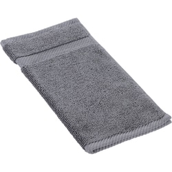 President's Choice Egyptian Cotton Washcloth, Luxuriously Soft & Highly Absorbent, Grey