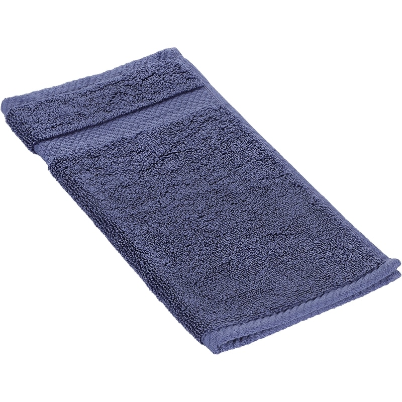 President's Choice Egyptian Cotton Washcloth, Luxuriously Soft & Highly Absorbent, Indigo