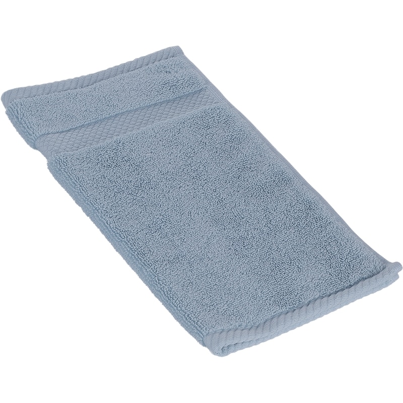 President's Choice Egyptian Cotton Washcloth, Luxuriously Soft & Highly Absorbent, Duck Egg