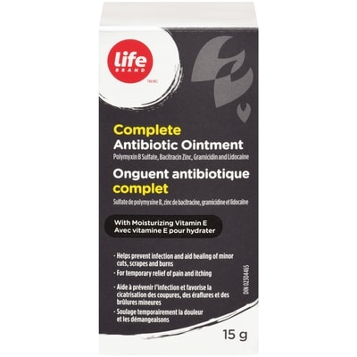 Life Brand Complete Antibiotic Ointment 15 g, $48.60/100g