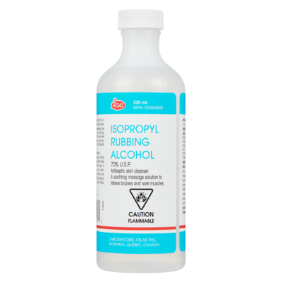 Atlas Iso Alcohol 70% 225 ml, $1.33/100ml