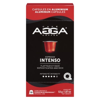 Agga Intenso Espresso Capsules 53 g, $15.08/100g