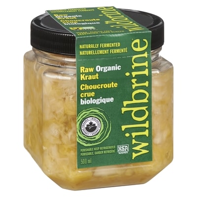 Wildbrine Choucroute Crue Biologique 500 ml, 2,60 $/100ml