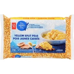 PC Blue Menu Yellow Split Peas 2 kg, $0.24/100g