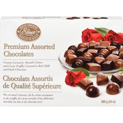 Elmer’s ELMERS CHOCOLATS ASSORTIS 680 g, 2,21 $/100g