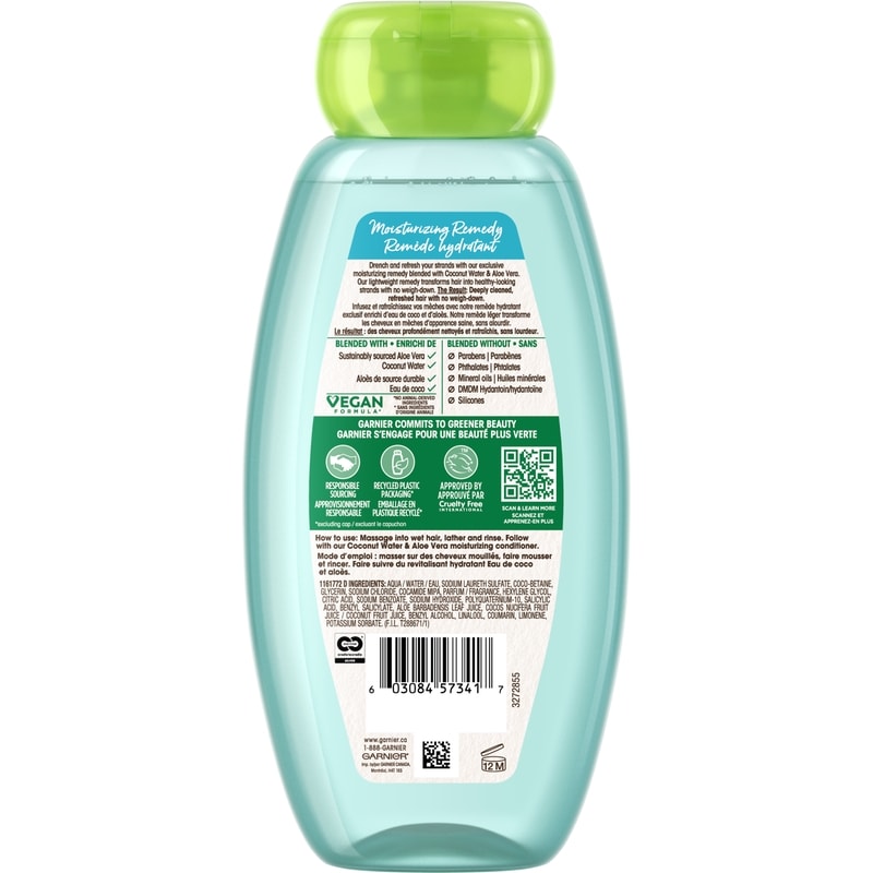 Coconut Water & Aloe Vera For Normal Hair Refreshing Shampoo