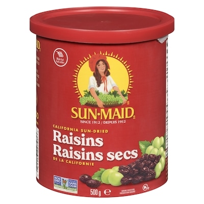 Sun-maid Secs De Californie Naturels Raisins 500 g, 1,40 $/100g