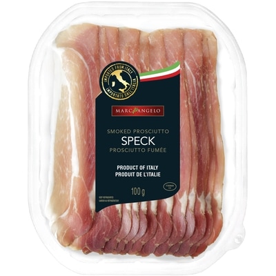 Marcangelo Smoked Prosciutto Speck 100 g, $8.49/100g
