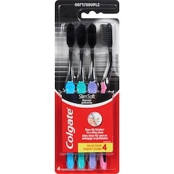 Slim Soft Charcoal Toothbrush