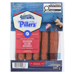 Pillers Dry Cured Bavarian Salami Sticks 300 g, $4.33/100g