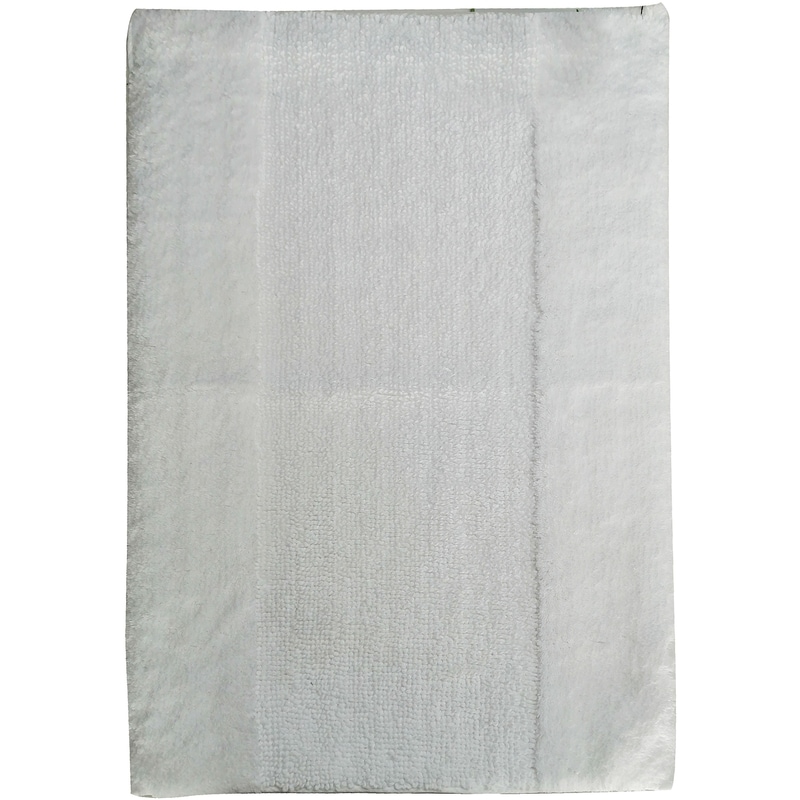 President's Choice Bath Rug, 100% HYGROCOTTON 20 in x 34 in, White