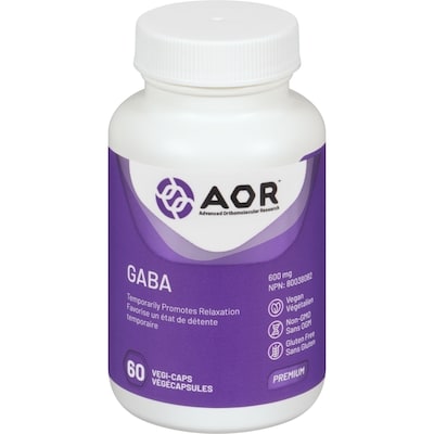 AOR Gaba 600 Mg 60 ea, $0.58/1ea