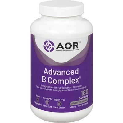 AOR Advanced Series Advanced B Complex 602 mg 180 Vegi-Caps 180 ea, $0.38/1ea