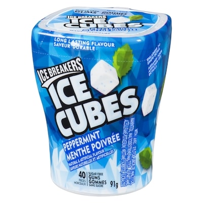 Ice Cubes Sugar Free Gums Peppermint, Case