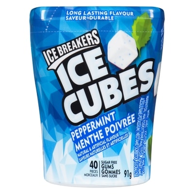 Ice Cubes Sugar Free Gums Peppermint, Case
