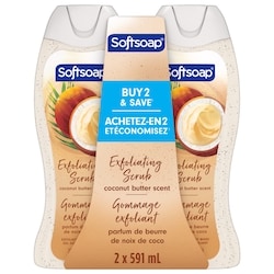 Softsoap Exfoliating Scrub Body Wash, Coconut Butter 591 ml, $1.86/100ml