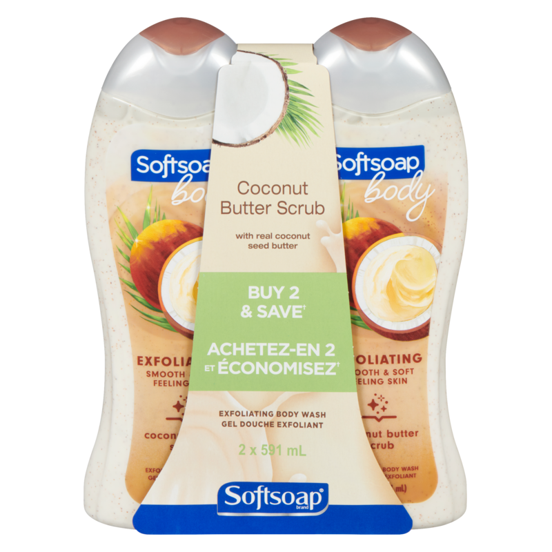 Exfoliating Body Wash, Coconut Butter Scrub