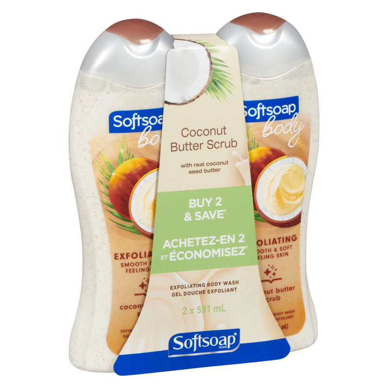 Exfoliating Body Wash, Coconut Butter Scrub