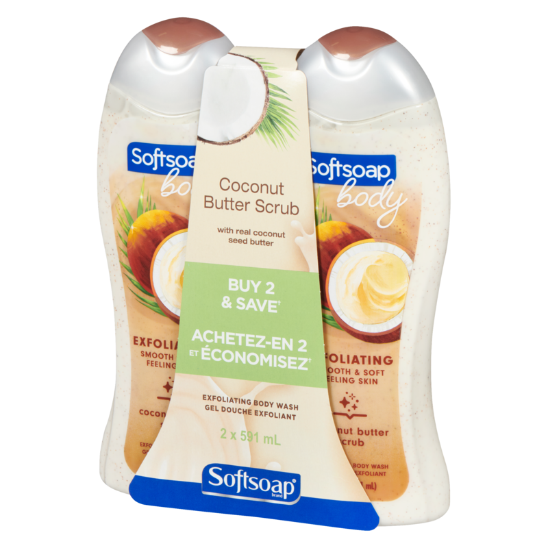 Exfoliating Body Wash, Coconut Butter Scrub