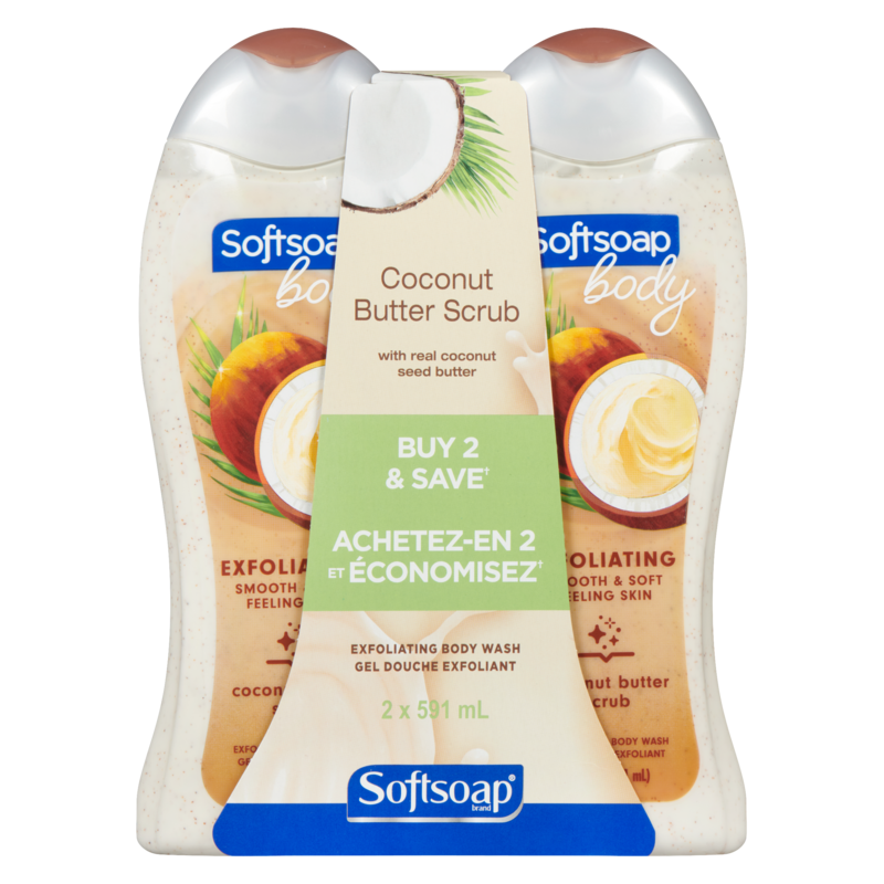 Exfoliating Body Wash, Coconut Butter Scrub