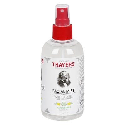 Thayers Witch Hazel Aloe Vera Formula Cucumber Facial Mist Alcohol-Free 237 ml, $8.22/100ml