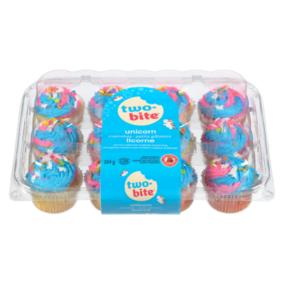 two-bite Unicorn Gourmet Cupcakes 284 g, $1.76/100g