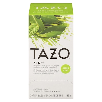 Tazo Sachet de thé Zen 20 ea, 0,30 $/1ch