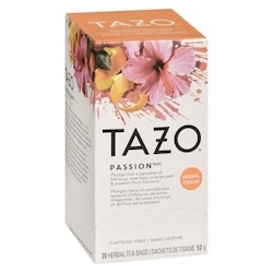 Tazo Herbal Tea Passion Hibiscus, Orange peel and Passion Fruit