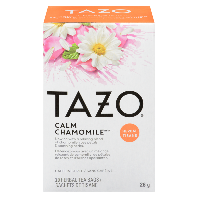 Calm Chamomile Tea Chamomile, Rose Petals and Soothing Herbs