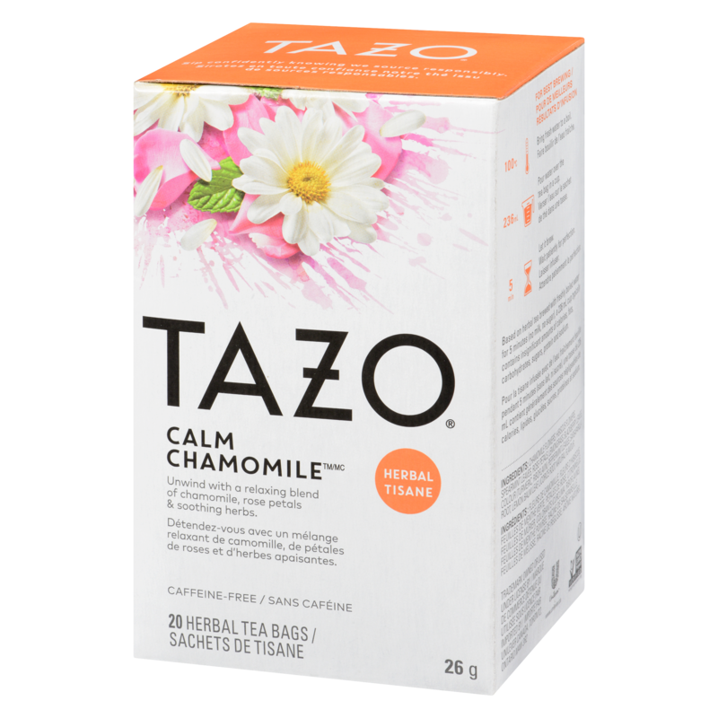 Calm Chamomile Tea Chamomile, Rose Petals and Soothing Herbs