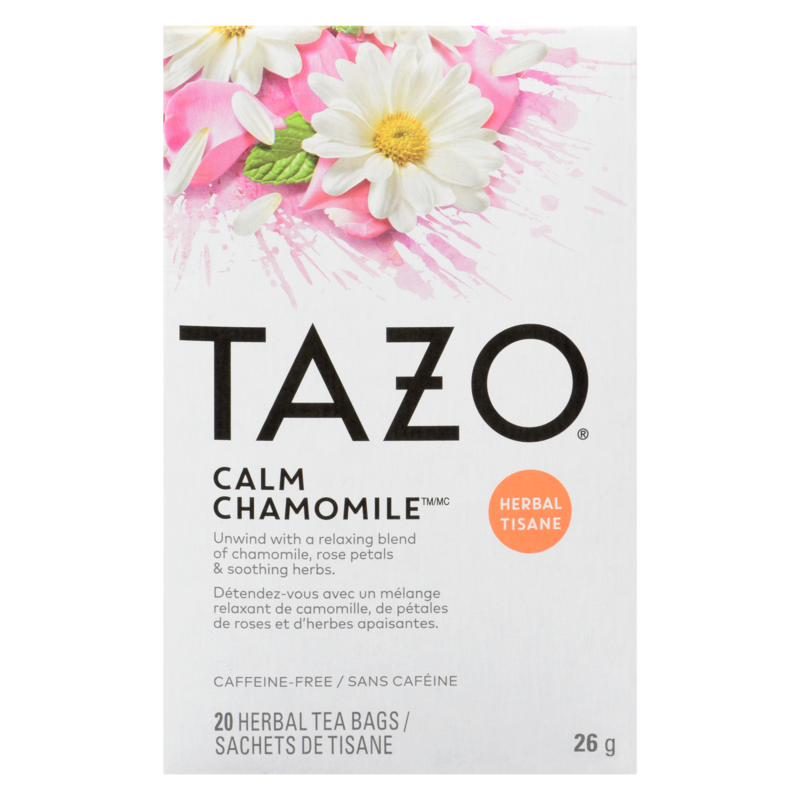 Calm Chamomile Tea Chamomile, Rose Petals and Soothing Herbs