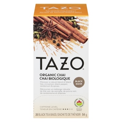 Tazo Organic Chai Te Bag  20 ea, $0.30/1ea