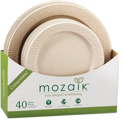 Mozaik Pulp Woven Family Pack 40 ea, $0.62/1ea