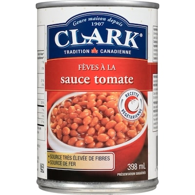 Clark Beans with Tomato Sauce 398 ml, $0.25/100ml