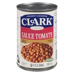 Clark CLARK FEVES A LA SAUCE TOMATE 398 ml, 0,25 $/100ml