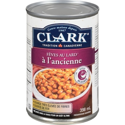 Clark Haricots à l'ancienne au porc 398 ml, 0,50 $/100ml