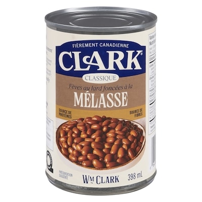 Clark Clark Feves Lard Fonc Melasse 398 ml, 0,42 $/100ml