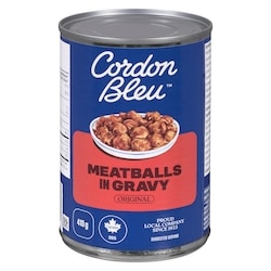 Cordon Bleu Meatballs in Gravy Original  410 g, $0.49/100g