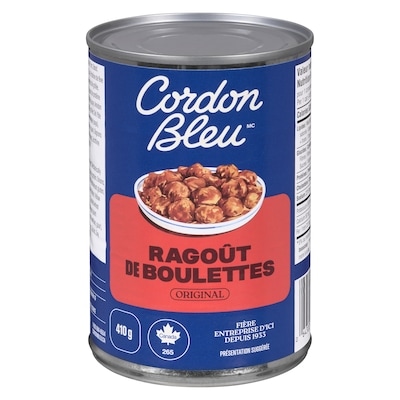 Cordon Bleu CORDON BLEU BOULETTES VIANDE 410 g, 1,10 $/100g