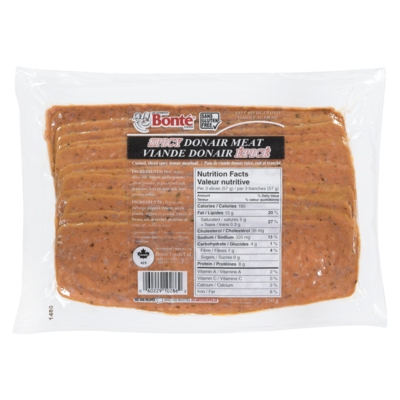 Bonte Donair Extra Spicy Donair Meat 250 g, $2.40/100g