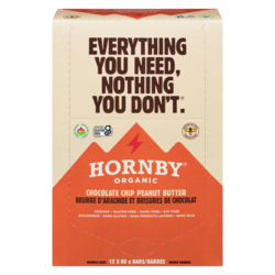 Hornby Bars Chocolate Chip     (Case) 12x80.0 g, $4.69/100g