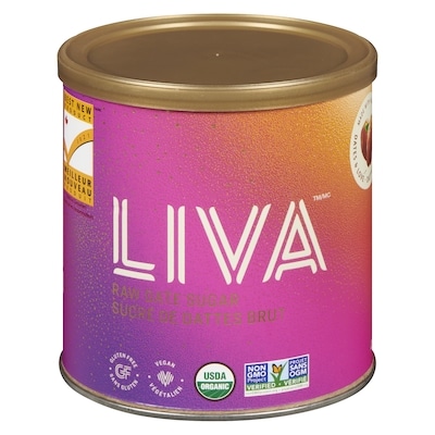 Liva Raw Date Sugar Canister 400 g, $3.75/100g