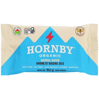 Hornby Bars Oatmeal Raisin     80 g, $4.74/100g