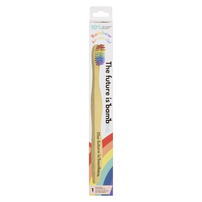 Bamboo Toothbrush Rainbow Soft