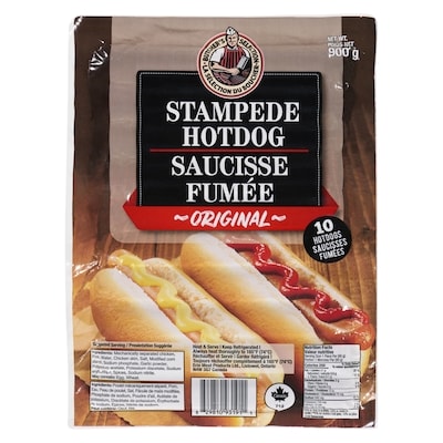 Butcher's Selection Stampede Hotdog Original 900 g, $0.67/100g